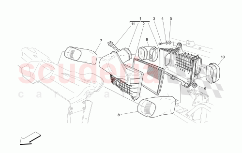 Part Diagram for Maserati 247120