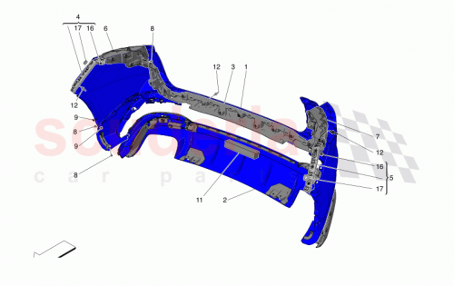 Part Diagram for Maserati 670200490