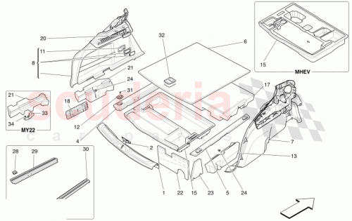 Part Diagram for Maserati 670048627