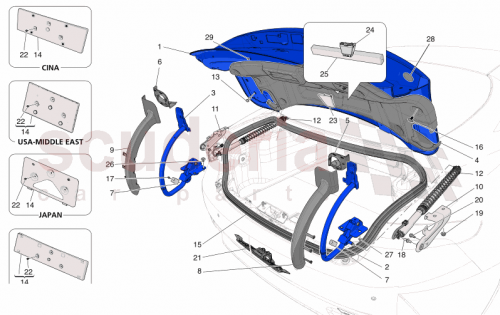 Part Diagram for Maserati 670214268