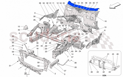 Part Diagram for Maserati 670178451