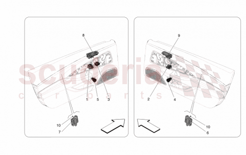 Part Diagram for Maserati 670310573