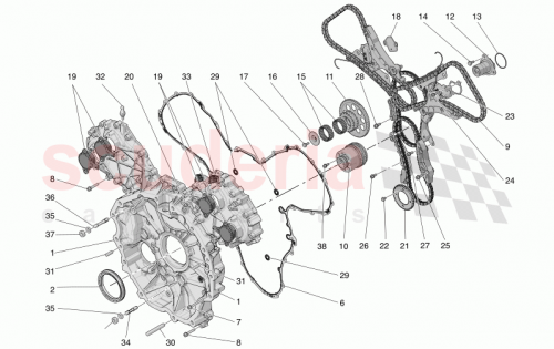 Part Diagram for Maserati 670050147