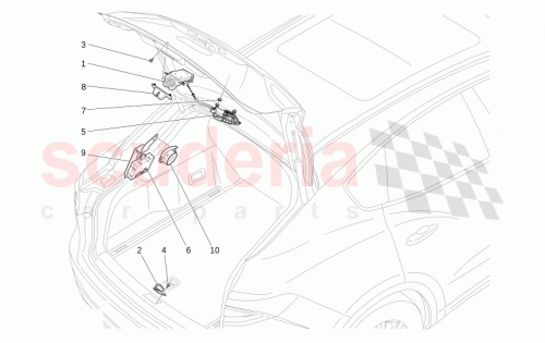 Part Diagram for Maserati 670152768