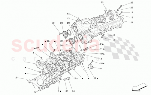 Part Diagram for Maserati 305771