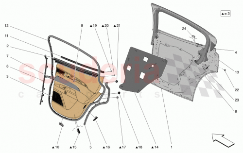 Part Diagram for Maserati 670306050
