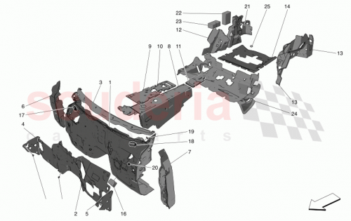Part Diagram for Maserati 670162322