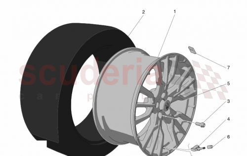 Part Diagram for Maserati 980189017