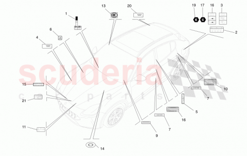Part Diagram for Maserati 675002298