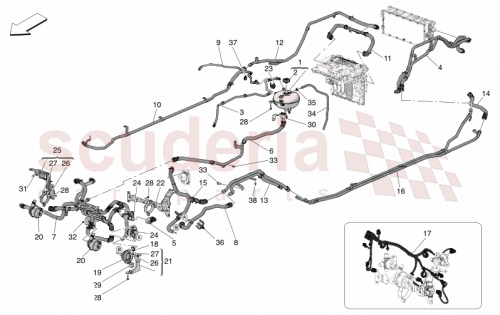 Part Diagram for Maserati 670220697