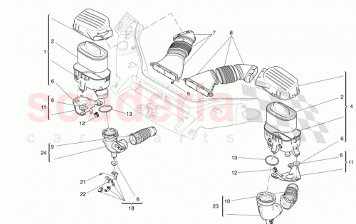 Part Diagram for Maserati 670105377