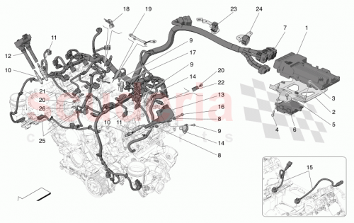 Part Diagram for Maserati 670053660