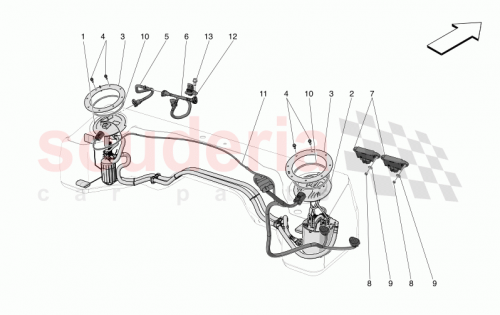 Part Diagram for Maserati 670156484