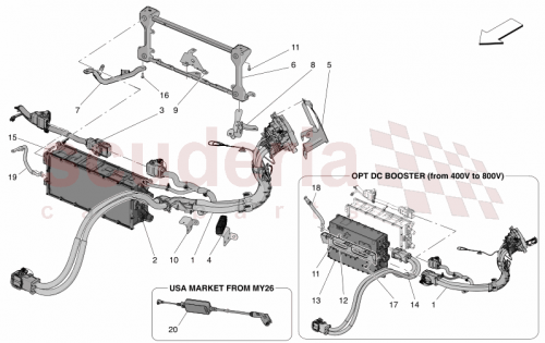 Part Diagram for Maserati 670213676
