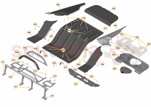 Part Diagram for McLaren 13N1904GP