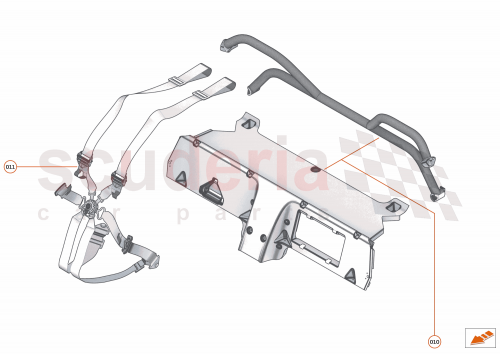 Part Diagram for McLaren 11NA004MP