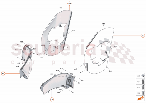 Part Diagram for McLaren 15CA199CP