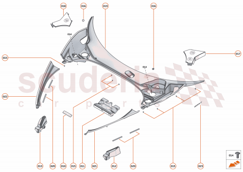 Part Diagram for McLaren 13A5838CP