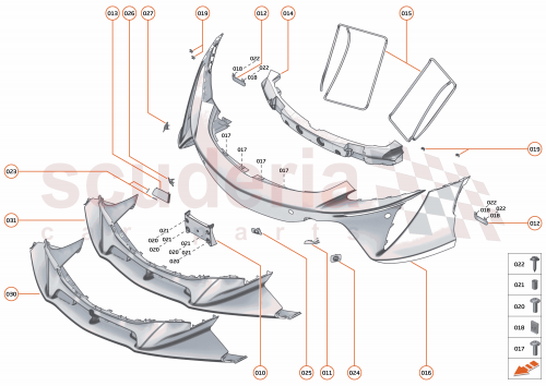 Part Diagram for McLaren 16AF303CP