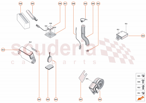 Part Diagram for McLaren 26MA231SP