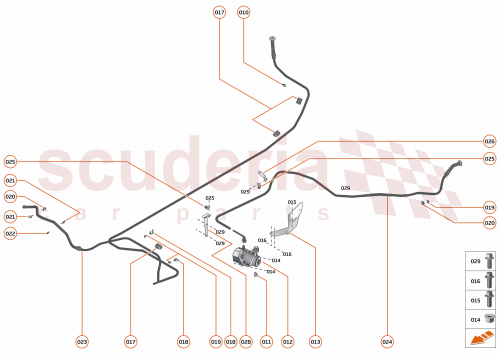 Part Diagram for McLaren 13CA163RP