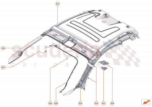 Part Diagram for McLaren 13MA095CP