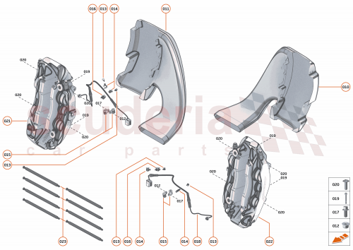 Part Diagram for McLaren 23CA188CP
