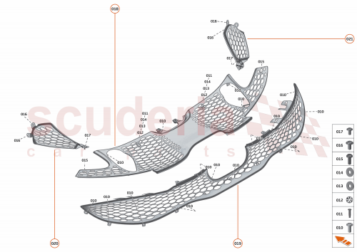 Part Diagram for McLaren 00RA464