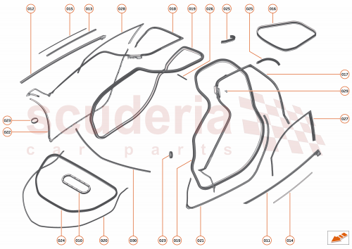 Part Diagram for McLaren 13BA206CP