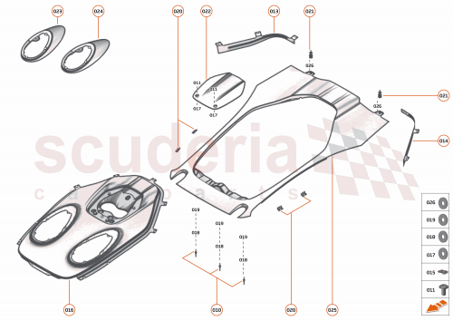 Part Diagram for McLaren 13AA095LP