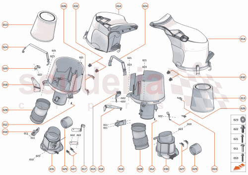 Part Diagram for McLaren 00RA152