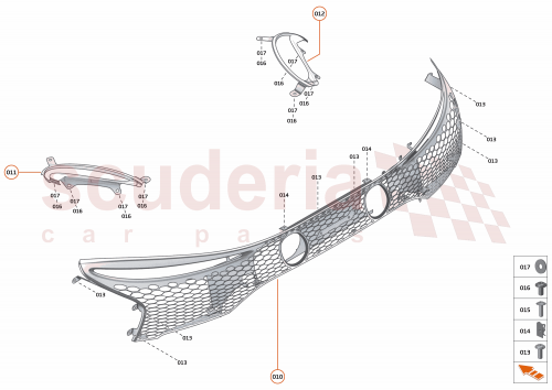 Part Diagram for McLaren 16AF040CP