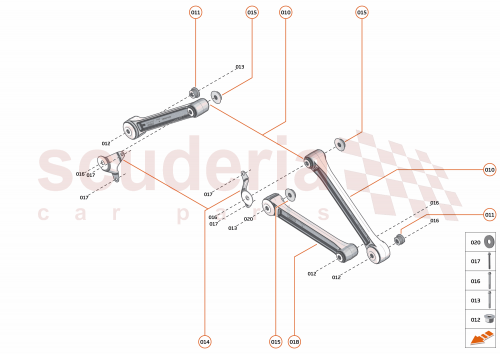 Part Diagram for McLaren 00RA687