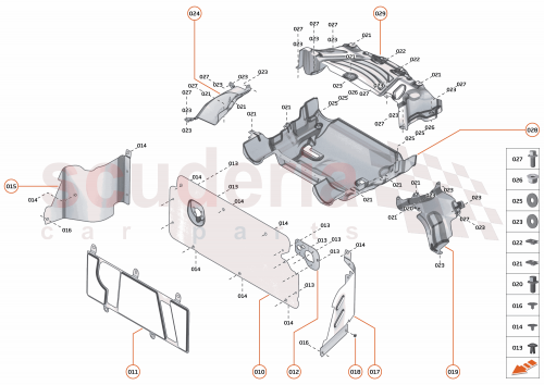 Part Diagram for McLaren 15EA014CP