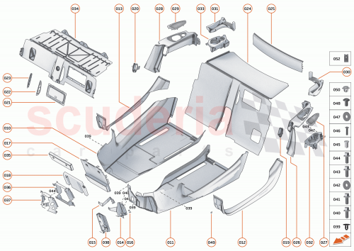 Part Diagram for McLaren 16NA308SP