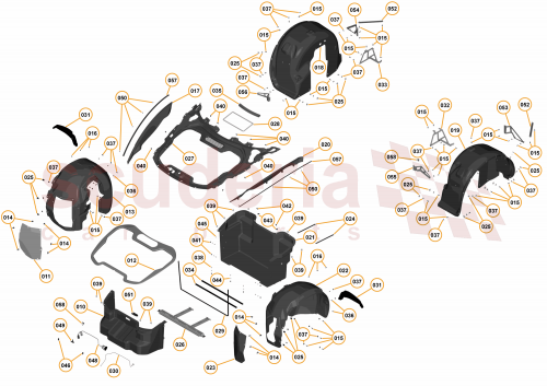 Part Diagram for McLaren 11A4399CP