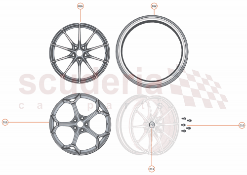 Part Diagram for McLaren 13BA428RP