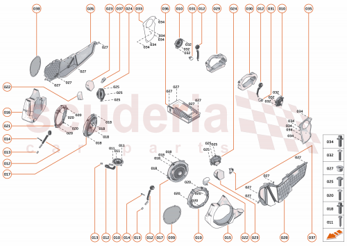 Part Diagram for McLaren 28MA039CP