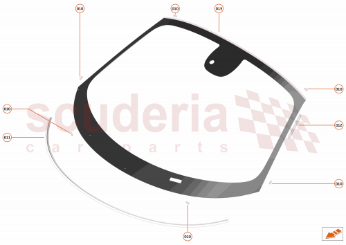 Part Diagram for McLaren 28AA084CP