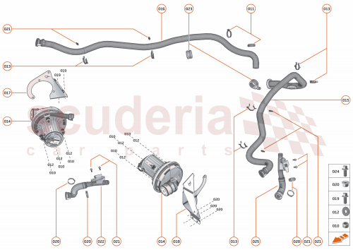 Part Diagram for McLaren 14AB039SP