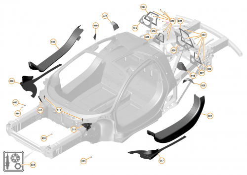 Part Diagram for McLaren 14A4664CP