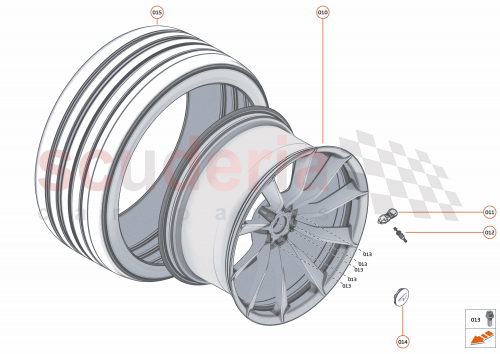 Part Diagram for McLaren 23BA079CP