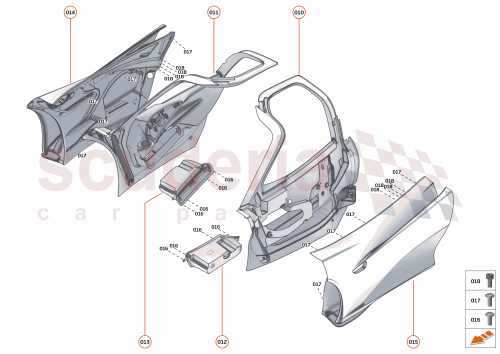 Part Diagram for McLaren 23AE032CP