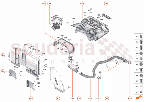 Part Diagram for McLaren 16EA048SP