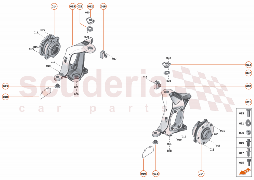 Part Diagram for McLaren 22DA012CP