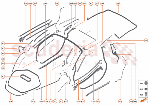 Part Diagram for McLaren 00RA142