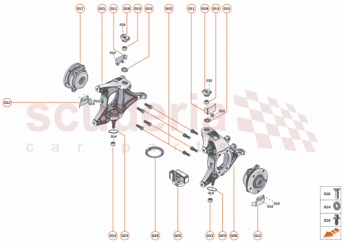 Part Diagram for McLaren 23BA565CP