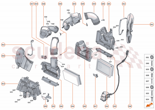Part Diagram for McLaren 16F0065CP