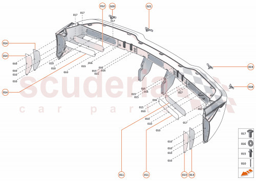 Part Diagram for McLaren 14NA304SP