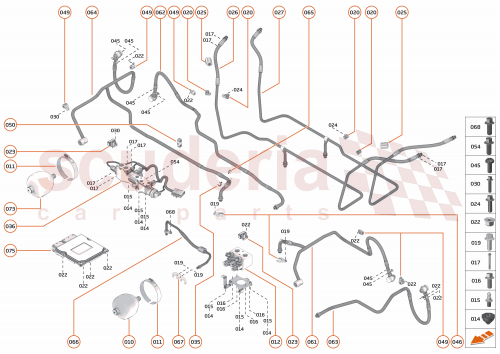 Part Diagram for McLaren 14FA199CP